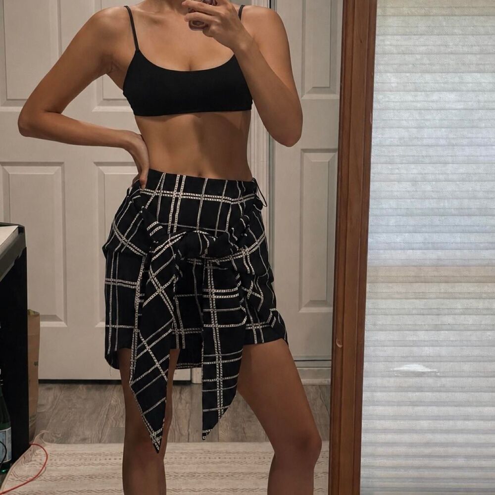 C-meo-collective Women's Black and Navy Skirt